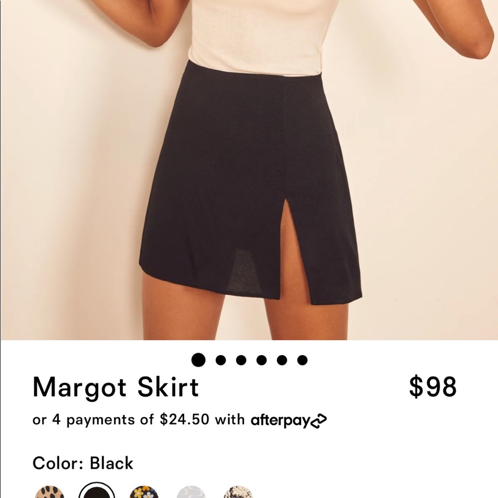 Reformation Margot Mini Skirt